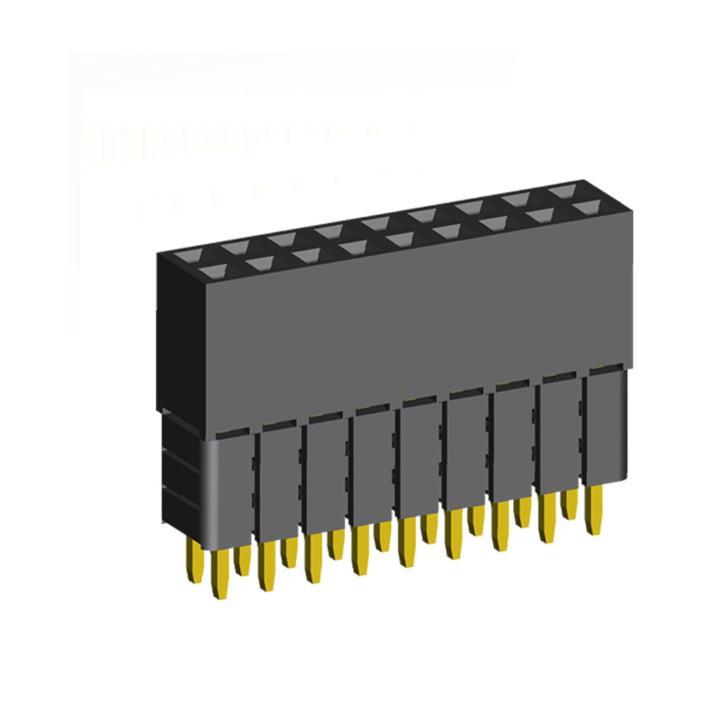 Mm Pitch Female Header Connector Height Mm Manufacturer Supplier Kls Electronic Co Ltd